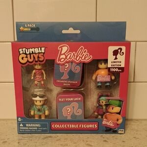 NIB Barbie Stumble Guys Limited Edition Figures Set